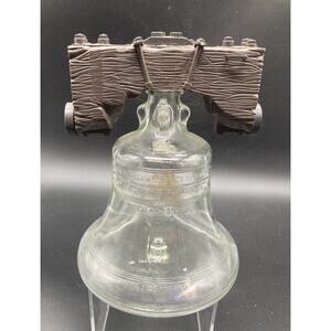 Lejon California Brandy Commemorative Liberty Bell Bottle Decanter Vintage 1976
